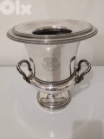 antique christofle champagne silver bucket