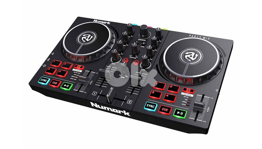 Numark PartyMix II DJ Set Controller With Light Show 2