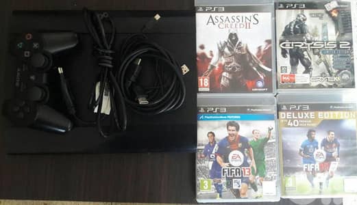 Ps3 w 20 games w 1 joystick without cd