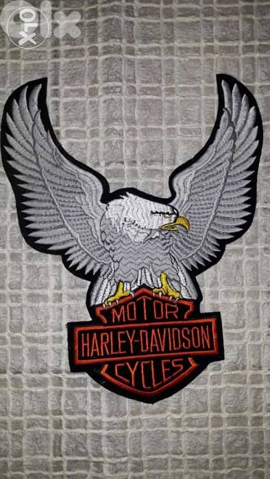 Harley Davidson badge 10$ fully embroidered