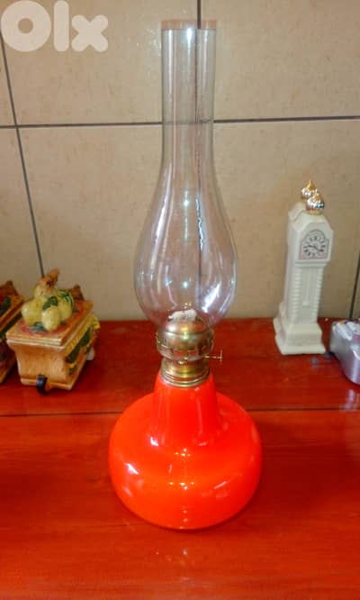 lantern retro style opaline 42cm