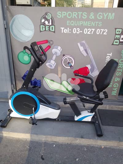 Lazy big  bike 150 kg 03027072 GEO مكنة كارديو لحرق الدهون وشد الارجل