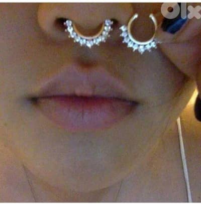 earrings for nose pr lips no piercing needed