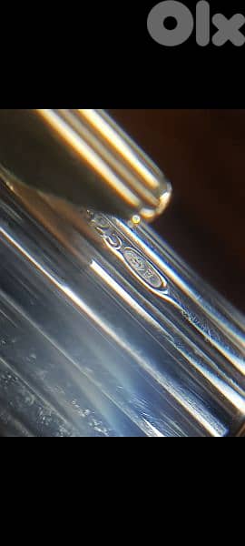 pen gold NIB 750 and starling silver 6