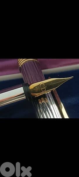 pen gold NIB 750 and starling silver 9