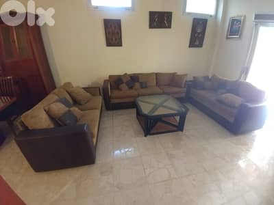 ballouneh fully furnished apartment Ground floor + 80m terrace  #4686