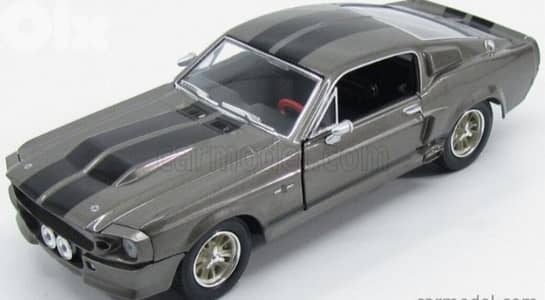 Shelby Mustang GT 500 (Eleanor) diecast car model 1:24.