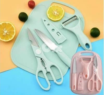high quality cutting board with all tools