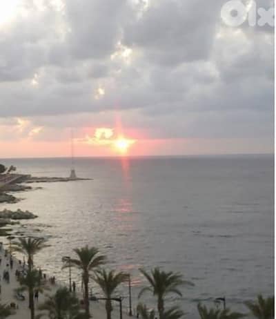 AIN EL MRAISEH 1st Row Panoramic Sea View (350Sq) 4 Bedrooms  (JN-568)