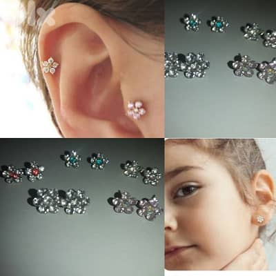 earrings flower shap zc 6 colours 2=15$