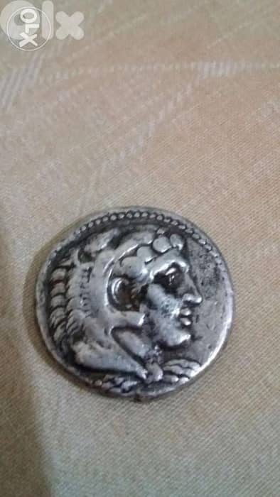 Alexandar III the great King of Macadonia Silver Coin 323 BC