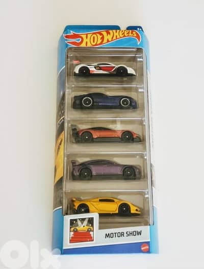 5 car pack Hot wheels diecast car model 1;64.