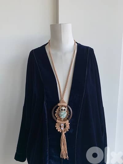 Handmade crochet necklace