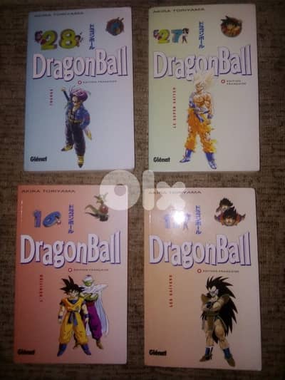 Dragon Ball Z books french edition check titles number in details