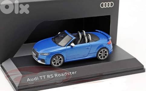 Audi TT RS diecast car model 1;43.