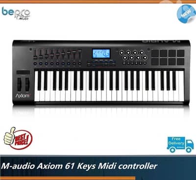 The M-Audio Axiom 61 controller, Keyboard music production