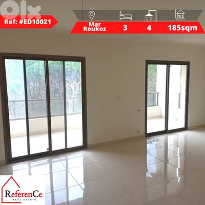 Brand New apartment with view in Mar Roukoz شقة جديدة في مار روكز