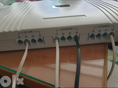 سنترال تلفون ٣ خطوط خارجي و ٨ داخلي