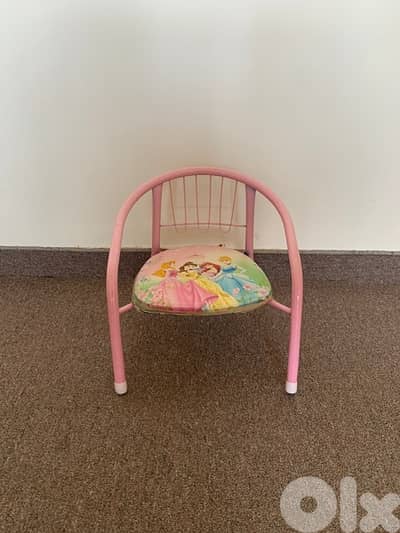princess metal chair