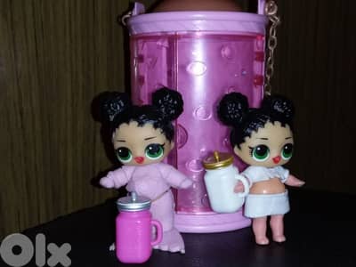 2 LOL MGA Gorgeous Small weared dolls +OMG box +2 Termos Cups, All=25$