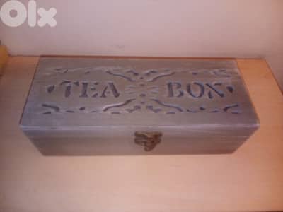 decorative wooden tea box 23*9cm