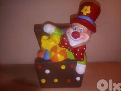 clown box porcelaine small moneykeeper