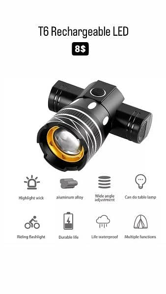 Adjustable Led T6