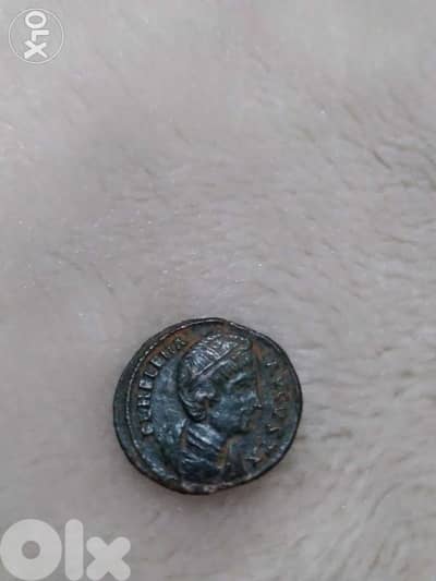 Helena Roman Bronze Coin Queen the mother Constantine the great 307 AD