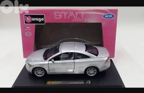Volvo C70 Coupe diecast car model 1;24.