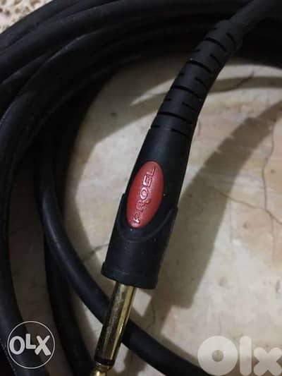 cable for guitar and keyboards