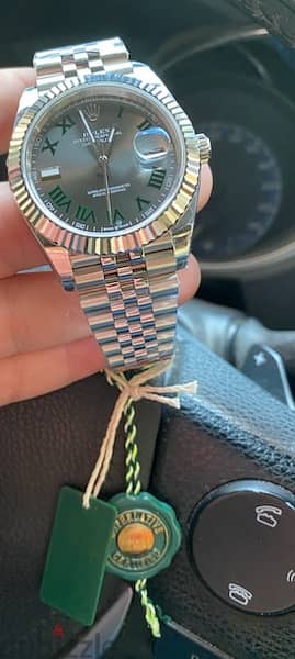 Rolex date-just wimbledon 41 swiss clone 1.1 2