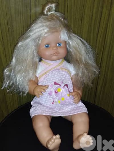 FAMOSA BIG BABY Girl dressed doll height 44 Cm Still very good=20$