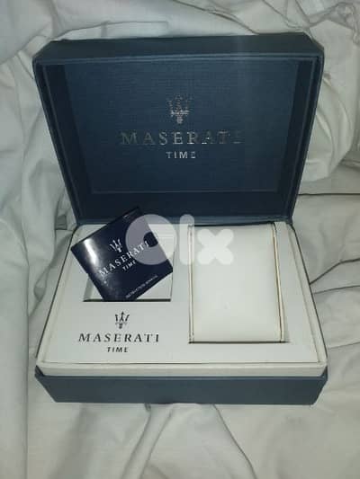 mazerati watch empty box empty