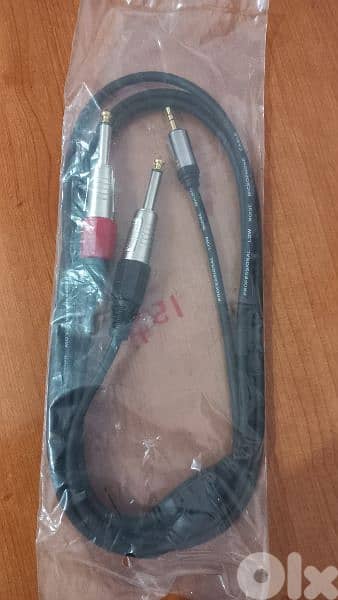 cable aux to jack mono 1.5m