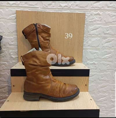 brown boots size 39