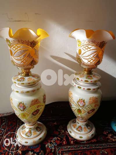 قنديل كاز عدد٢ اوبالين سيبوس شغل روعة الجمال شطب ايد مع رسم مميز جدا