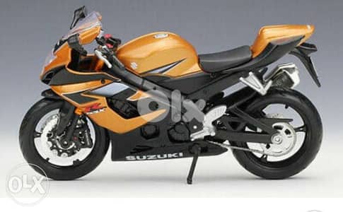 Suzuki GSX-R1000 diecast motorcycle model 1:12.