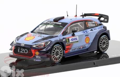 Hyundai I20 (Rally De Corse '17) diecast car model 1;43.