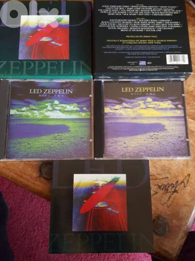 Led Zeppelin boxed set 2 new open box 2 cds+book