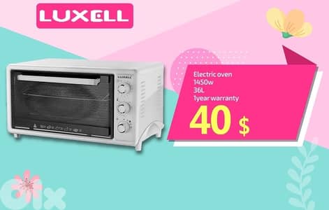 Luxell oven 36 , 40 ,50,70 liter available