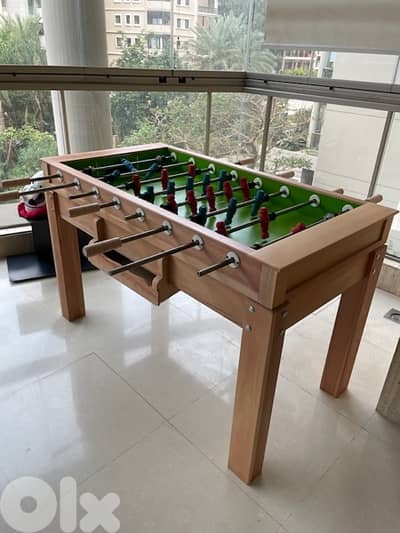 zayn wood soccer table