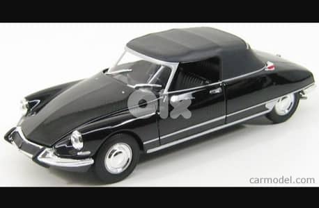 Citroën DS 19 Cabriolet diecast car model 1:24