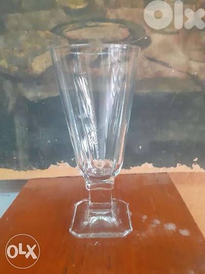 Crystal cocktail or juice glasses