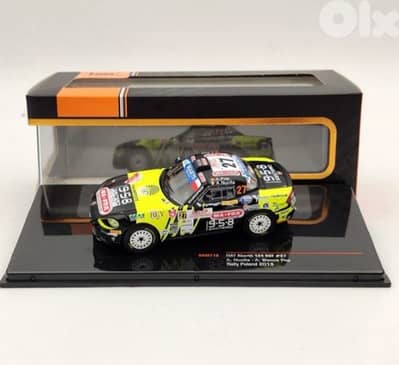 Fiat 124 Abarth  RGT (Rally Poland 2019) diecast car model 1;43.