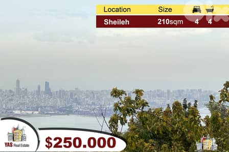 Sheileh 210m2 | 100m2 Garden | Sea View | Luxurious | Unique | Catch |