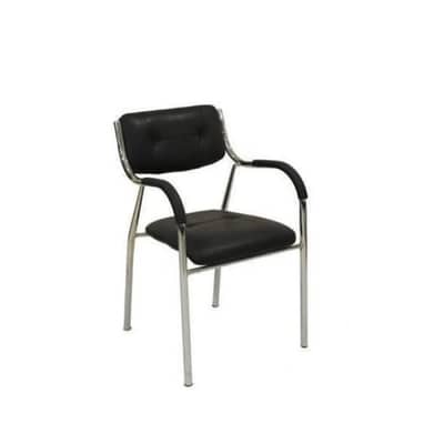 D-044 C leather visitor chair