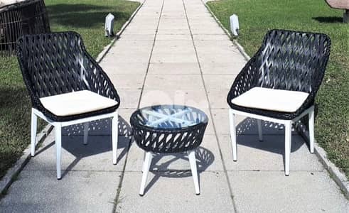 garden set x2  rattan