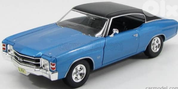 Chevrolet Chevelle 454 SS diecast car model 1;18.