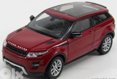 Range Rover Evoque diecast car model 1:24.