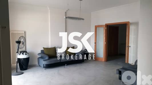 L04673-Well Located Apartment For Rent in a calm area of Bsalim